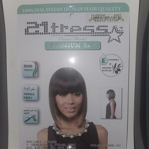 Premium RnF Human Hair Wig - Black